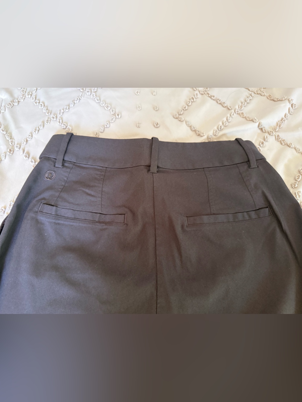 Lululemon Wide-Leg High-Waist Espresso Brown Trousers- size 4 - Picture 6 of 7